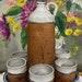Garnki Pottery Carafe With 6 Cups Hand Thrown Pottery Carafe