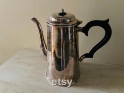 Georgian Style Silver Plated Coffee Carafe Vintage Serveware