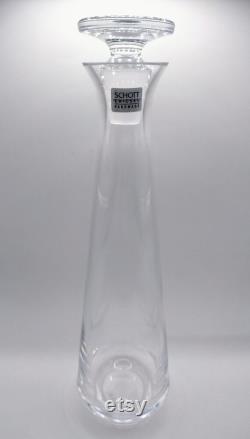 Glass Carafe Vintage Bar Wine Decanter Wedding Gift. Schott Zwiesel. Brand New.