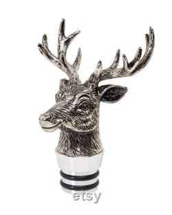 Glass carafe deer H 28 cm