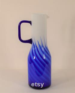 Glass jug, Italy, 70s.