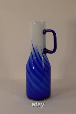 Glass jug, Italy, 70s.