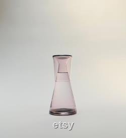 Handblown Bedside Carafe, Rose Gold