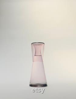 Handblown Bedside Carafe, Rose Gold