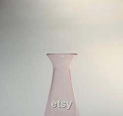 Handblown Bedside Carafe, Rose Gold