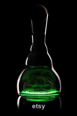 Handcrafted Carafe '' Anahata Heart chakra '' Bohemian Crystal Water Harmonizer, powered by intention and energy.