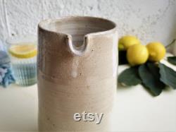 Handmade carafe, Ceramic vase, Rustic Jug