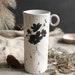 Handmade Ceramic Modern Flower Carafe. Black And White Flower Pourer. (ready To Ship)