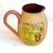 Handmade Ceramic Pitcher, Pottery Water Jug, Decorative Jar, Hand Painted Ceramic Jar, Ceramic Carafes Ready To Ship