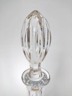 High Art Decé Carafe Crystal 1930's Solid Cut Glass Carafe Crystal Carafe carafe crystal carafe