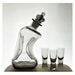 Holmegaard Kluk Kluk Decanter With 6 Canada Glasses Danish Art Glass