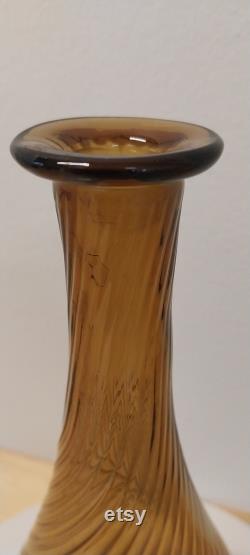 Holmegaard liquer carafe mouthblown from 1932 danish designed carafe 2 coloured glass carafe vintage