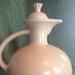 Iconic Ivory Fiestaware Carafe, Decanter With Original Lid And Cork, Homer Laughlin Circa 1936-1946