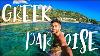 Is This The Best Beach In Greece The Clearest Water Corfu Travel Vlog Kassiopi Kalami Beach
