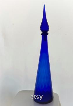 Italian 'Genie' Decanter 1970s Bormoili Glass