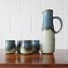 Kamini Studio Ceramic Drinking Set, Juice Jug With Drinking Cups, Greek Pottery