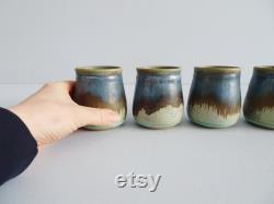 Kamini Studio Ceramic Drinking Set, Juice Jug with Drinking Cups, Greek Pottery