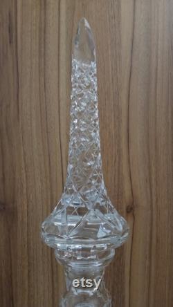 Large Boho Crystal Balustre carafe