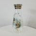 Libbey And David Douglas Carafe With Measuring Cup Lid Gold And Turquoise Pine Cone Pattern