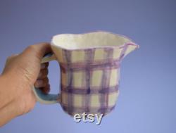 Lilac cup and carafe set Handmade Ceramic