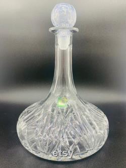 Marquis By Waterford Crystal Ships Decanter Genie Bottle Gorgeous Elegant Barware Whiskey Wine Decanter She Shed Man Cave