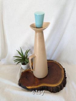 Metlox California Pottery 1950's Navajo Carafe with Original Corked Stopper 1 Small Chip Elegant Carafe Vintage 5 1 2 x 17 1 2