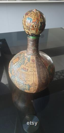 Monarch World Map Decanter- Hand Made in Italy