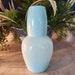 Morgantown Trudy Light Blue Tumble Up Bedside Carafe, Home Accent, Bedroom Decor, Gift For Home