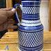 Moroccan Pitcher In Blue Of Fes Made The Old-time. Hand-painted And Handmade. Moroccan Pitcher Handmade Hand Painted ,blue