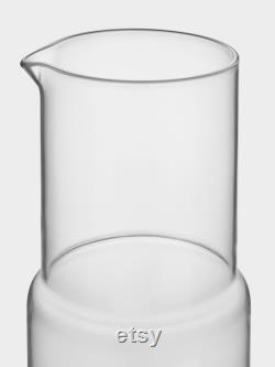 Orrefors Personalized Metropol Carafe, Custom Engraved 34oz Unique Modern Crystal Carafe for Water, Wine, Iced Tea, Lemonade and More