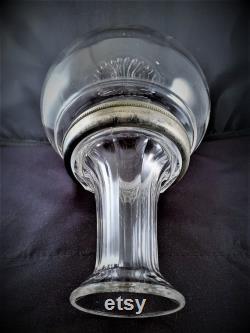 Perfection Glass Company Antique Glass Water Carafe, Dated March 30th, 1897, Vintage Two Piece Water Carafe, Elegant Dining, Wine Carafe