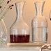 Personalised Lsa Water Wine Set And Oak Base, Wine Lover, Wine Gift, Engraved Carafe, House Gift, Lsa Carafe