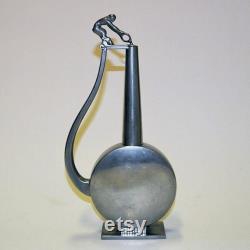 Pewter jug with a faun lid top by GAB Tenn, Sweden 1933