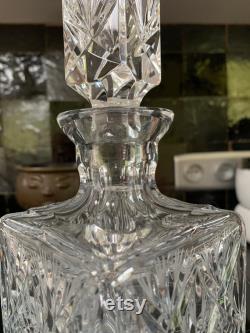 Polish crystal decanter, vintage