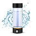 Portable Hydrogen Rich Water Cup Usb Rechargeable Ionized Water Generator, Glass Hydrogen Generator Water Bottle Health Cup