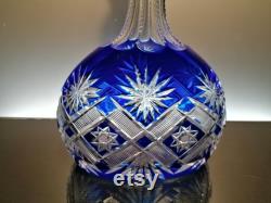 Rare blue crystal carafe