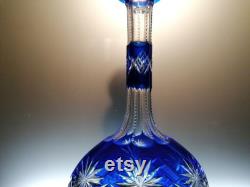 Rare blue crystal carafe