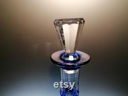 Rare blue crystal carafe