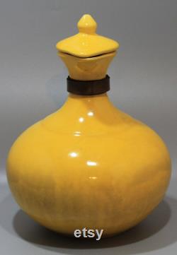 Red Wing George Rumrill Yellow Coffee Carafe No. 565, 1930s