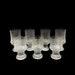 Set Of 7 Tapio Wirkkala Iittala Ultima Thule Stemmed Red Wine Glasses And Goblets Clear Glass Mid Century Modern Mcm
