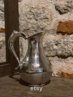 Sterling Silver 925 Carafe Handmade. Pure Silver Carafe, Healthy, Suitable for Many Kind of Drink, Silverware, Drinkware, Classy Dinning