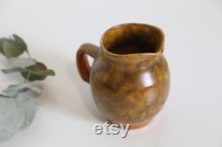 Stoneware milk pot, Henriot Quimper, made in France, vintage