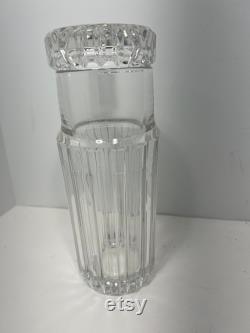 Tiffany Co Atlas bedside carafe with glass