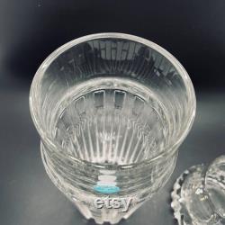 Tiffany and CO ATLAS Crystal Bedside Carafe Drinking Glass Set Decanter Tumble Up