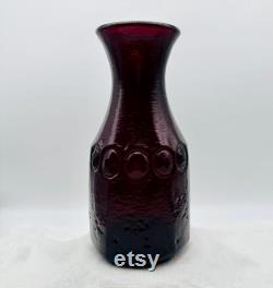 Tiffin Franciscan Rancho Ruby Red Madeira Carafe Deep Red Vintage Barware Wine or Water Carafe Red Drinkware Red Home Decor Vase Gift