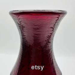 Tiffin Franciscan Rancho Ruby Red Madeira Carafe Deep Red Vintage Barware Wine or Water Carafe Red Drinkware Red Home Decor Vase Gift