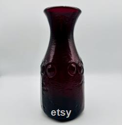 Tiffin Franciscan Rancho Ruby Red Madeira Carafe Deep Red Vintage Barware Wine or Water Carafe Red Drinkware Red Home Decor Vase Gift