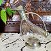 Traditional French Carafe,vintage Glass Pot. The Lux Container For Wine, Fruit Juice Or Water. Vintage From The 1950s.