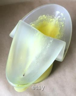 Transparent and yellow water carafe