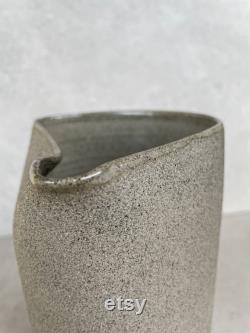 Unika Studio LA CAVE SET 3 pieces 1 carafe 2 glasses, wheel-thrown stoneware handmade stoneware wine carafe set
